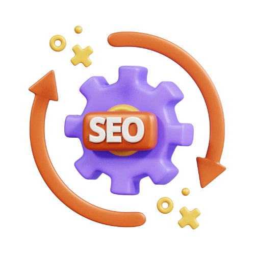 Image SEO représentant des éléments de référencement